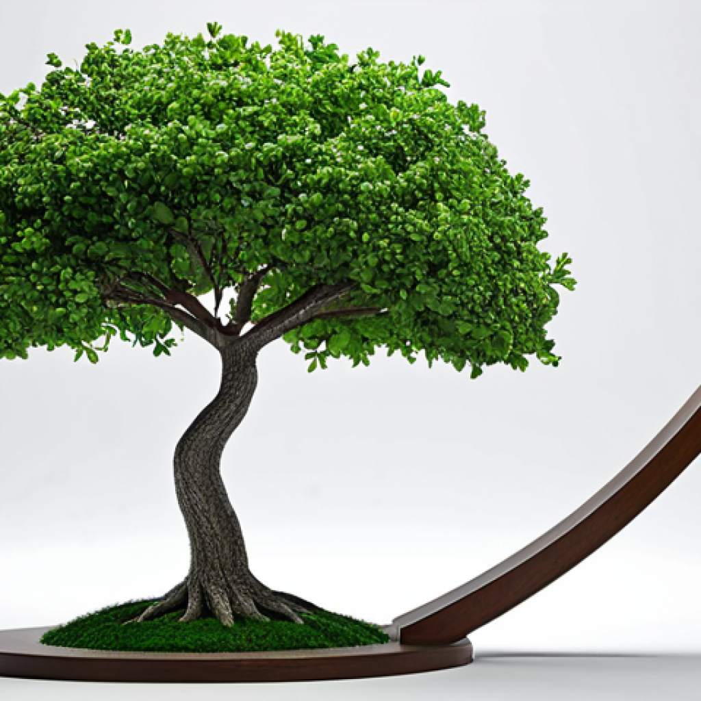 **

"A bank deposit growing with compounded interest, visualized as a tree with expanding branches representing growth. Exponential curve in the background. Safe for work. Appropriate content. Fully clothed. Professional. Perfect anatomy, natural proportions, high quality."

**