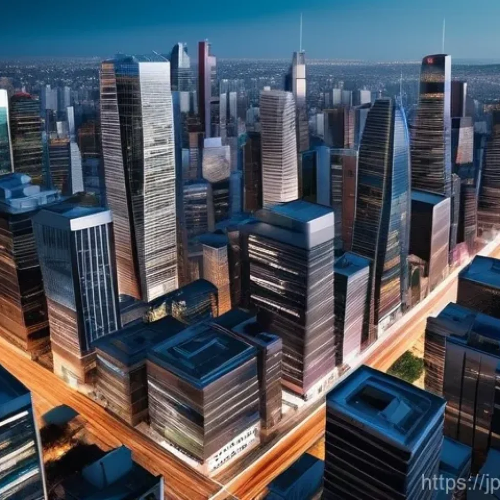 베르누이 수와 스털링 수 - **Prompt: The Unseen Algorithms of the City**
A wide-angle, futuristic cityscape at dusk, bathed...