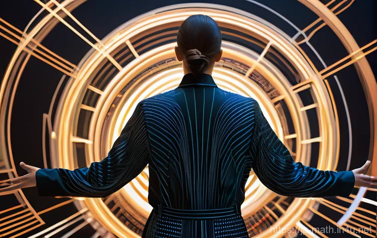 베르누이 수와 스털링 수 - **Prompt: The Unseen Algorithms of the City**
    A wide-angle, futuristic cityscape at dusk, bathed...